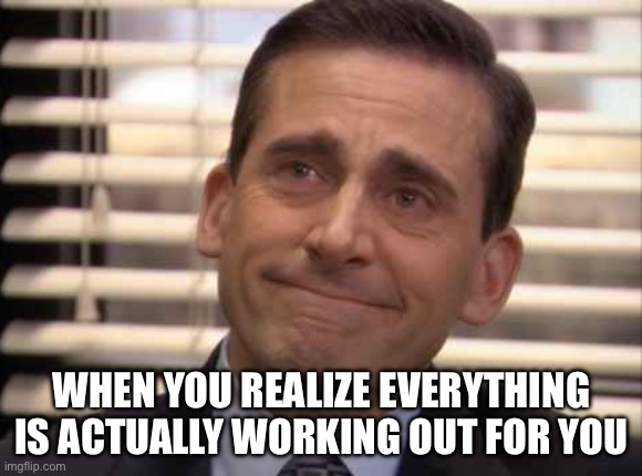 Trust the timing | WHEN YOU REALIZE EVERYTHING IS ACTUALLY WORKING OUT FOR YOU | image tagged in wholesome,spirituality,divine,universe | made w/ Imgflip meme maker