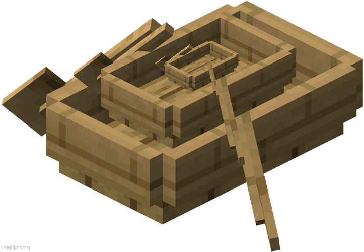 Minecraft Oak Boat | image tagged in minecraft oak boat | made w/ Imgflip meme maker