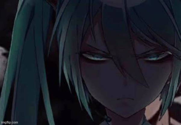 mad miku :3 | image tagged in mad miku 3 | made w/ Imgflip meme maker