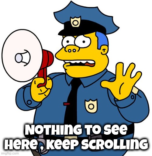 Nothing to see here , keep scrolling | image tagged in nothing to see here | made w/ Imgflip meme maker