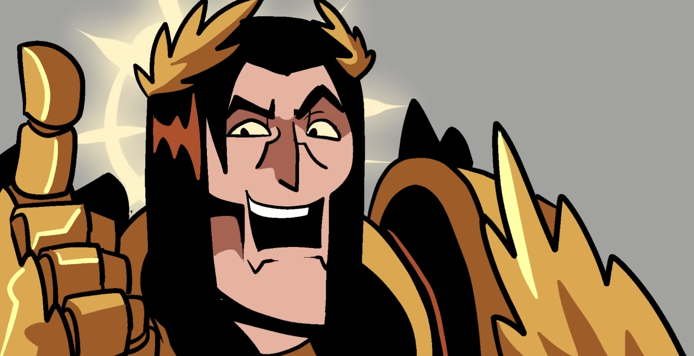 Emperor of mankind - cartoon Blank Meme Template