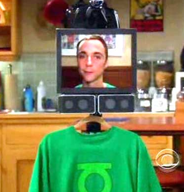 sheldon computer Blank Meme Template
