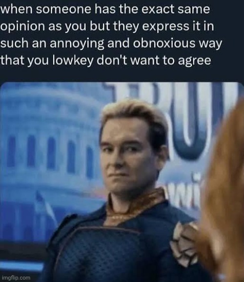 I never really liked him posting his AI recolors here and whatnot but like was this in specific even necessary? | made w/ Imgflip meme maker