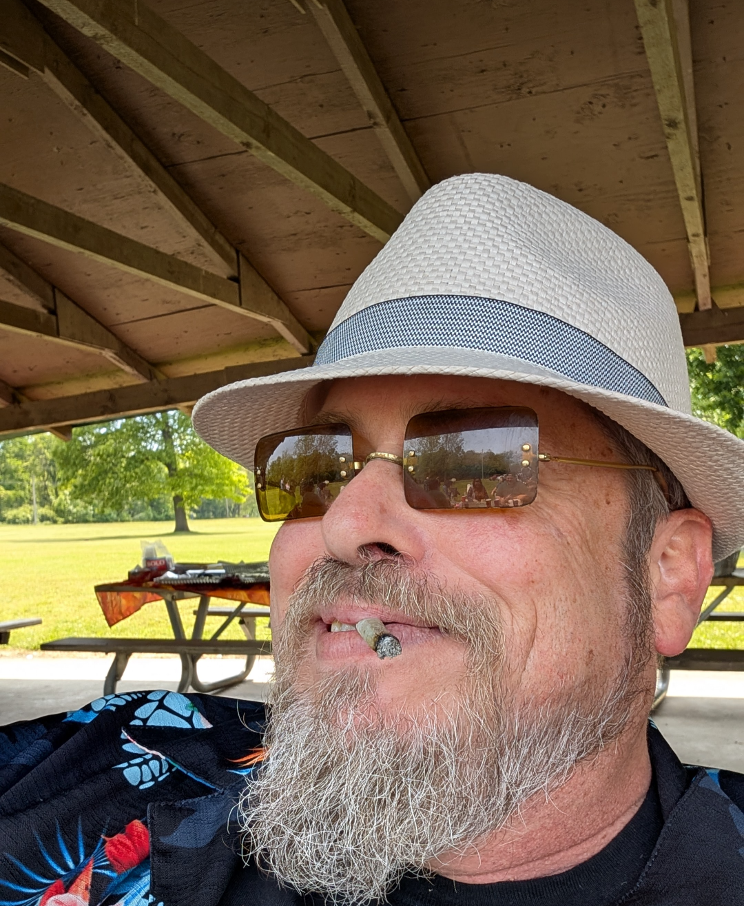 Smoke face Blank Meme Template