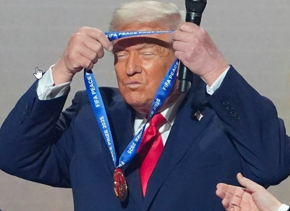 trump medal Blank Meme Template