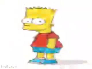 the humble low quality bart: | image tagged in the humble low quality bart | made w/ Imgflip meme maker