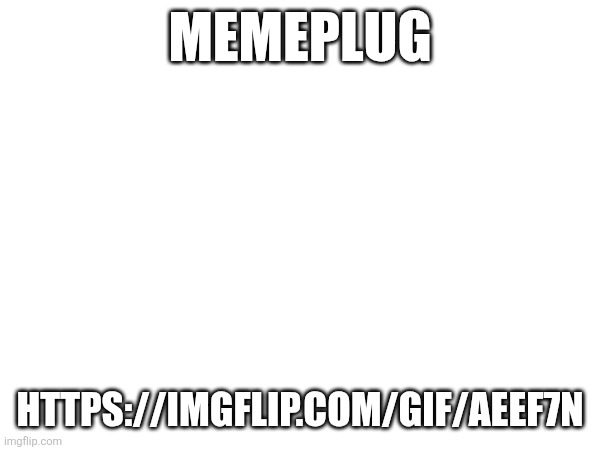 MEMEPLUG; HTTPS://IMGFLIP.COM/GIF/AEEF7N | made w/ Imgflip meme maker