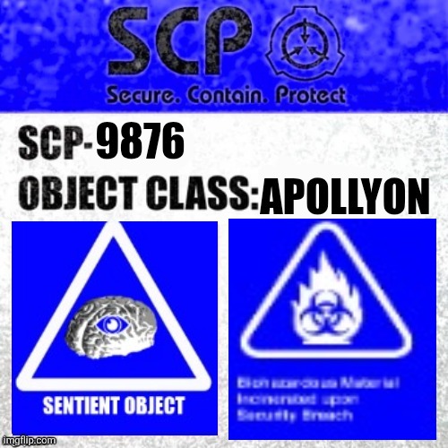 SCP-9876 Blank Meme Template