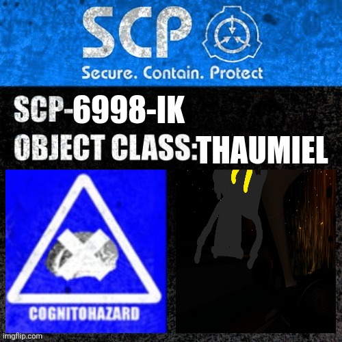 SCP-6998-IK De Sing Blank Meme Template