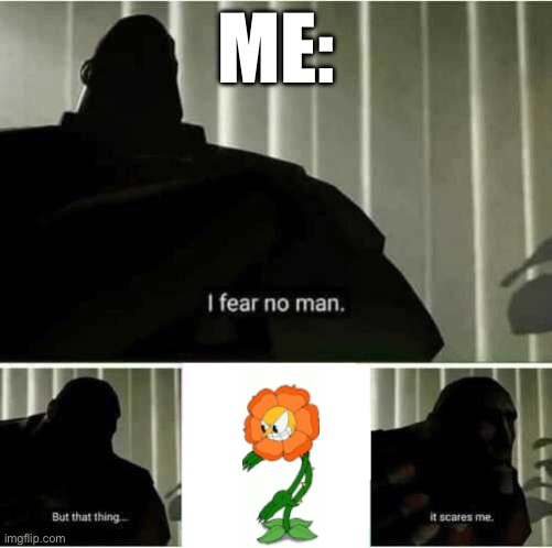 I fear no man | ME: | image tagged in i fear no man | made w/ Imgflip meme maker