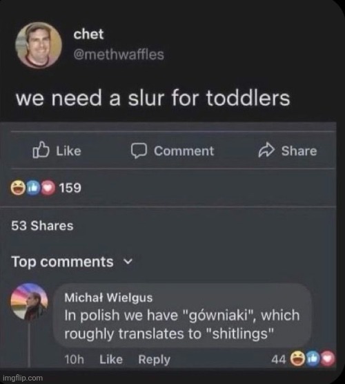 toddlers already kinda sounds like a slur | made w/ Imgflip meme maker