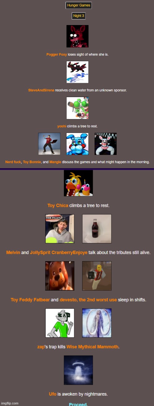 night 3 | made w/ Imgflip meme maker