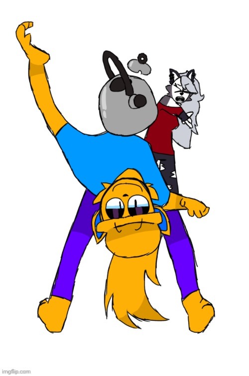 Loona throws a teapot at Gebrix | image tagged in loona throws a teapot at gebrix | made w/ Imgflip meme maker