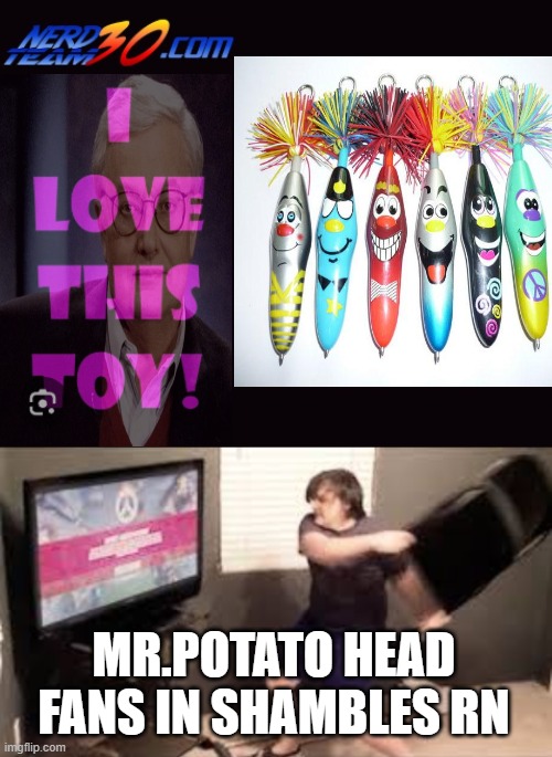 weter is not wreCKED | MR.POTATO HEAD FANS IN SHAMBLES RN | image tagged in freedom | made w/ Imgflip meme maker