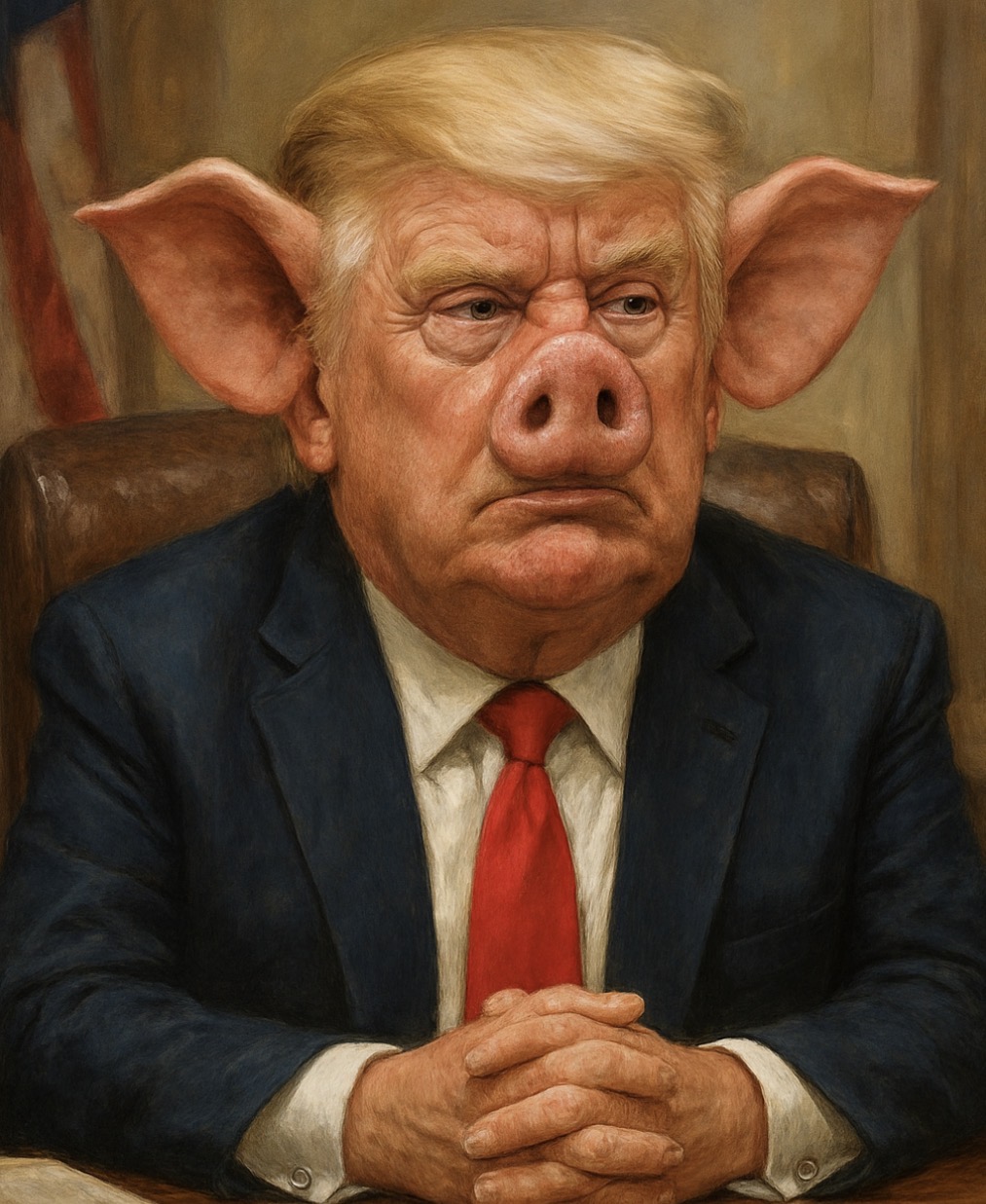 Shut up, Piggy Blank Meme Template