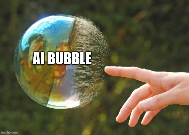 bubble pop | AI BUBBLE | image tagged in bubble pop | made w/ Imgflip meme maker