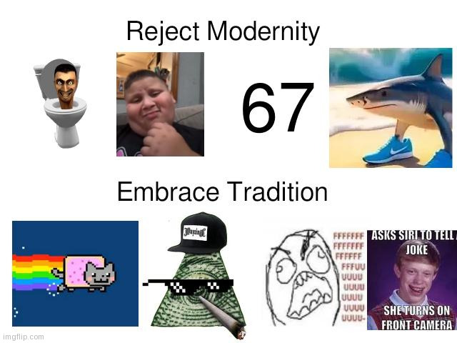 The Great Meme Reset is drawing ever closer... | image tagged in great meme reset,reject modernity embrace tradition | made w/ Imgflip meme maker