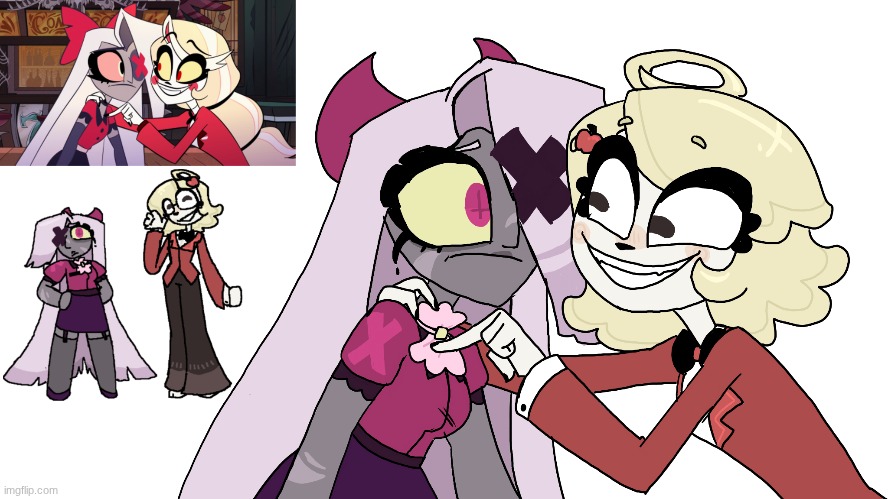 Lil redesign | image tagged in hazbin hotel,helluva boss,design,art,goofy goobers | made w/ Imgflip meme maker