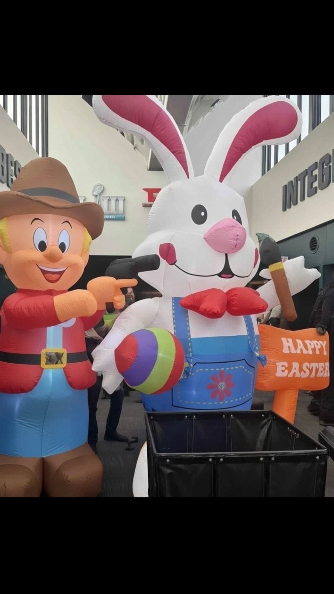 Philly Eagles - positivity bunny Blank Meme Template