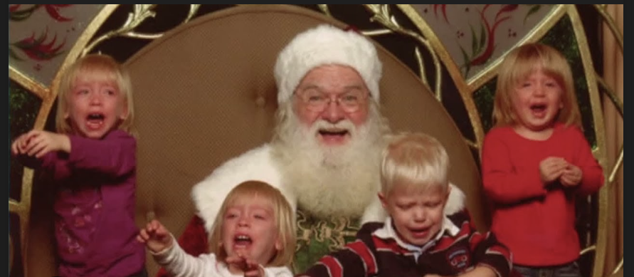 Scary Santa Blank Meme Template