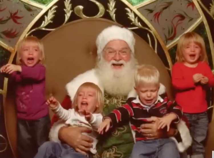 Scary Santa Blank Meme Template