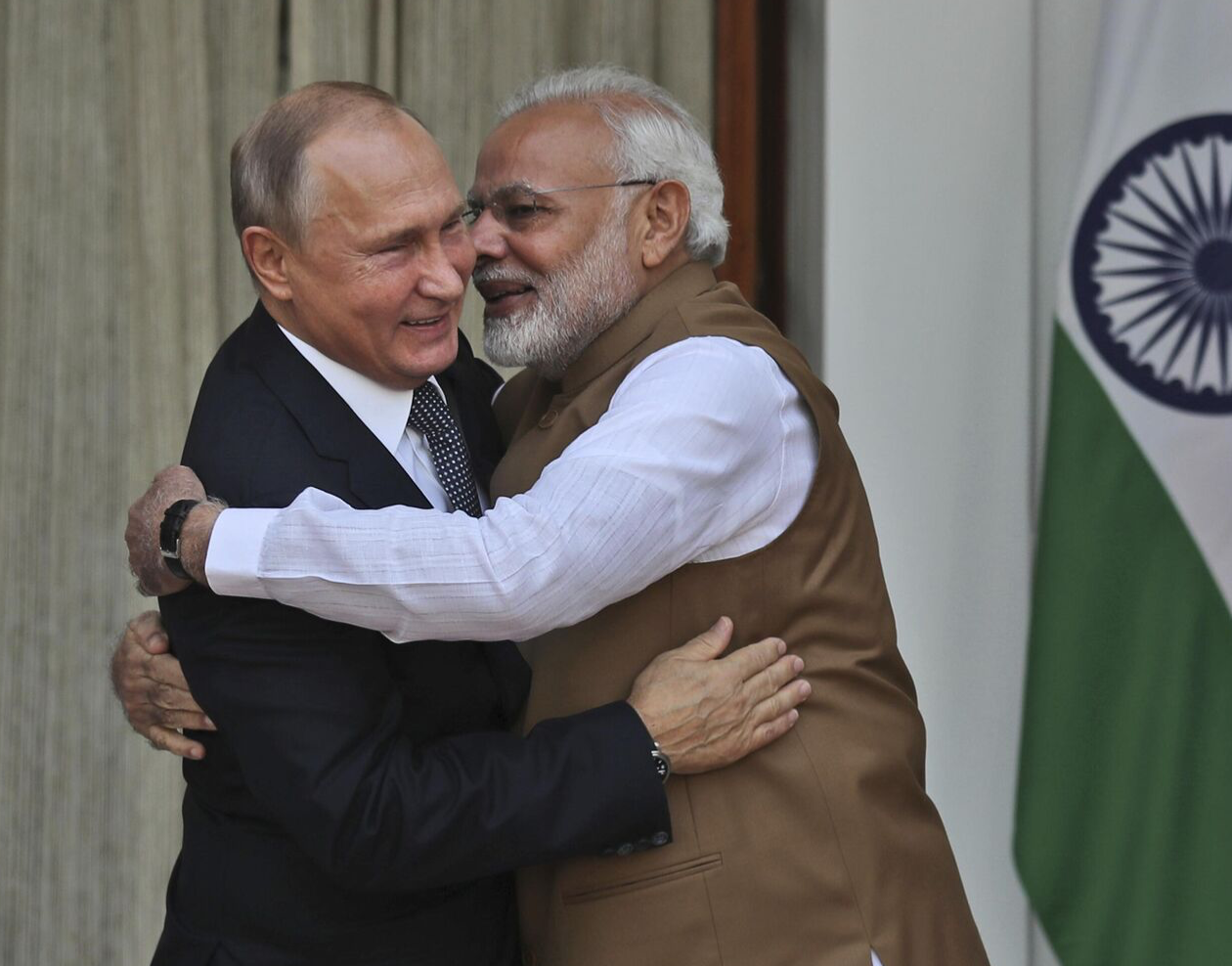 High Quality The Modi-Putin Bromance 2.0 Blank Meme Template