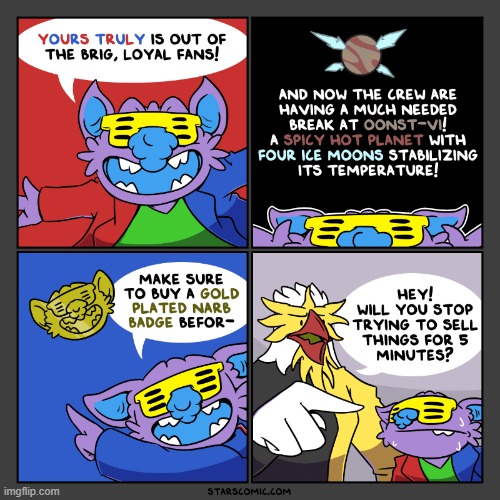 Narb updates his status! | image tagged in stars,influencer,gold,badge,rooster,shrek for five minutes | made w/ Imgflip meme maker