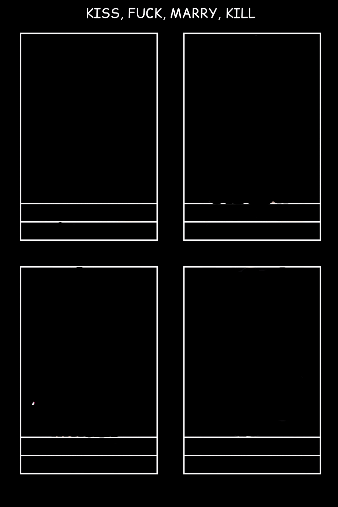 4 wives Blank Meme Template