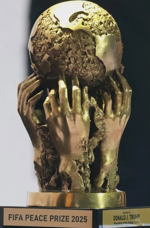 FIFA Participation Trophy Blank Meme Template