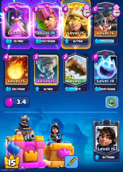 This deck got me 1000 trophies in a few days | made w/ Imgflip meme maker