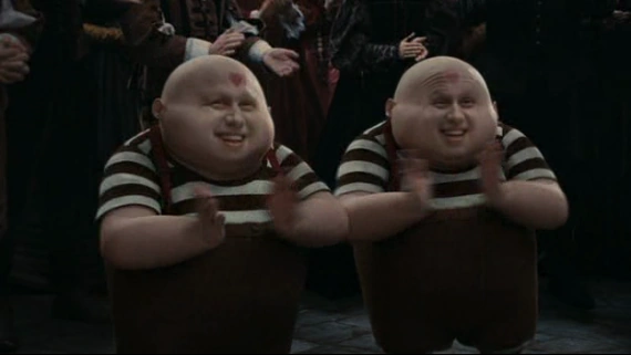 Tweedledee and Tweedledum Blank Meme Template