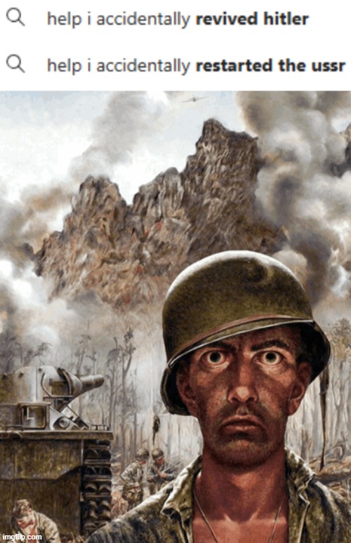 gang what. | image tagged in shell shock | made w/ Imgflip meme maker