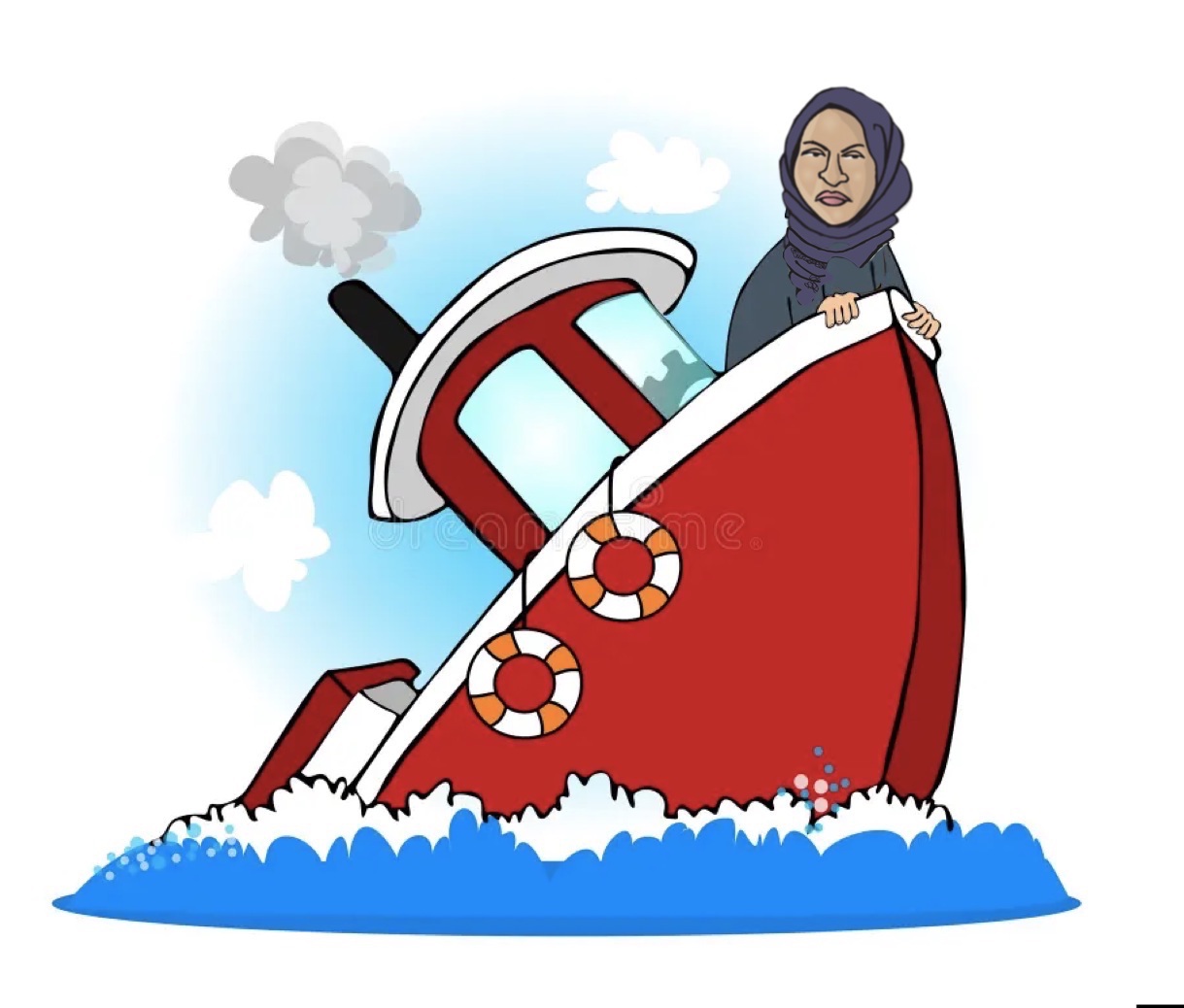 Down w/the Ship Blank Meme Template