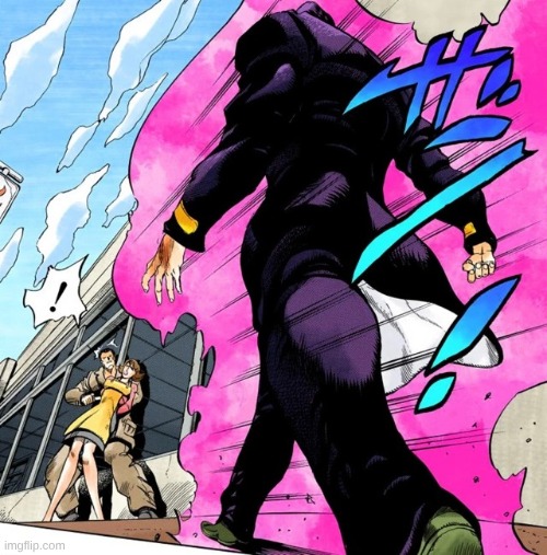 Josuke walk | image tagged in josuke walk | made w/ Imgflip meme maker