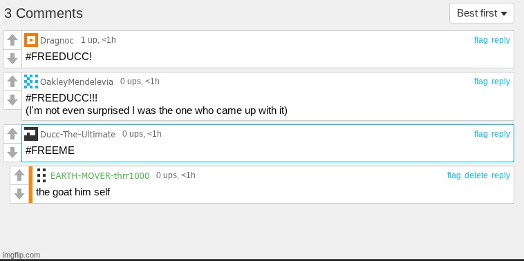 freeducc by reposting this you can get banned by manticore yipe repost this for the movment | image tagged in freeducc | made w/ Imgflip meme maker
