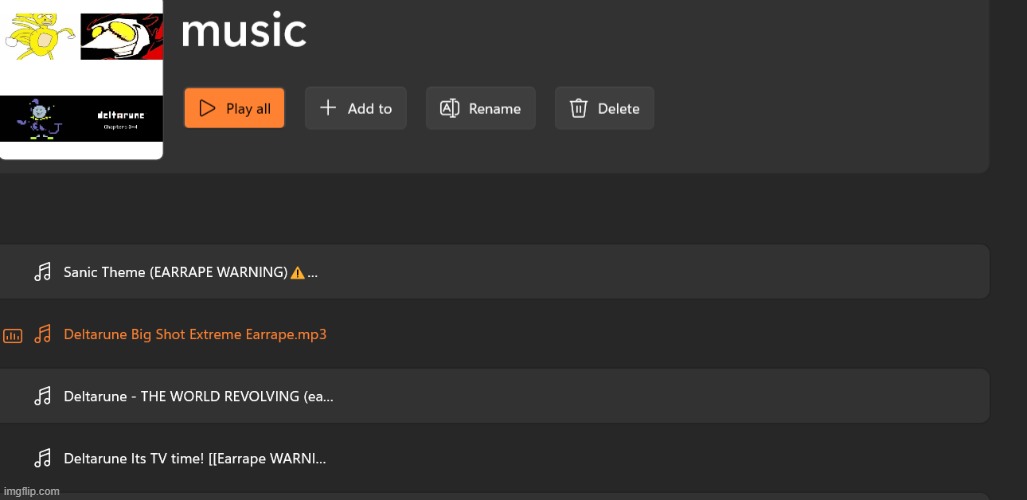 rate my playlist thumbnail | made w/ Imgflip meme maker