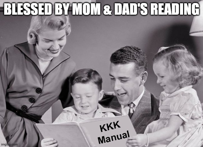 BLESSED BY MOM & DAD'S READING | made w/ Imgflip meme maker
