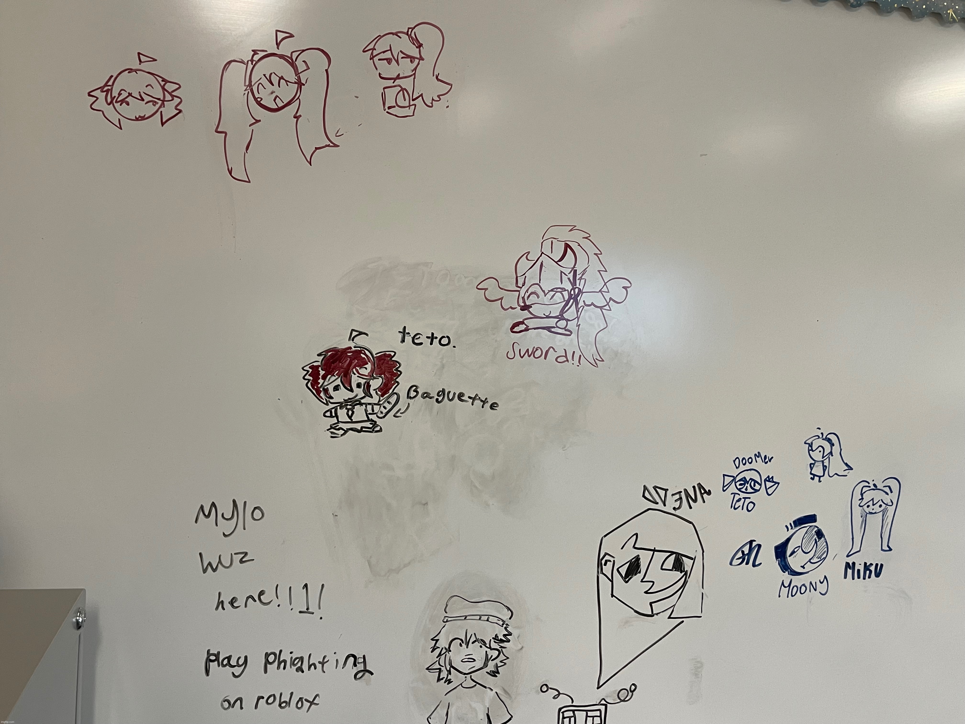 classroom doodles (i didnt draw the ones in blue) | made w/ Imgflip meme maker