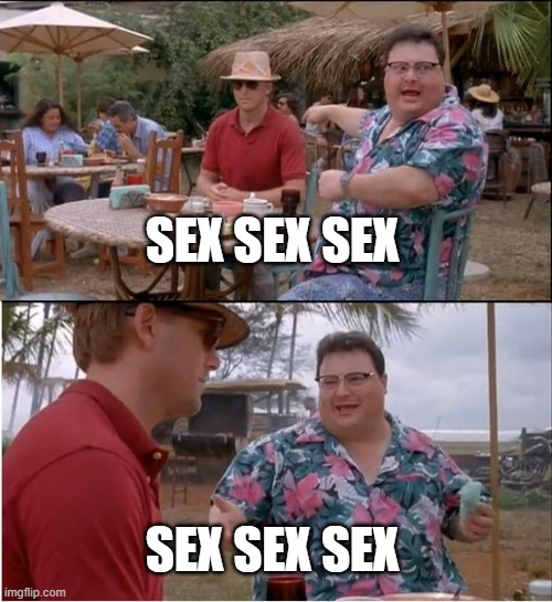 See Nobody Cares Meme | SEX SEX SEX; SEX SEX SEX | image tagged in memes,see nobody cares | made w/ Imgflip meme maker