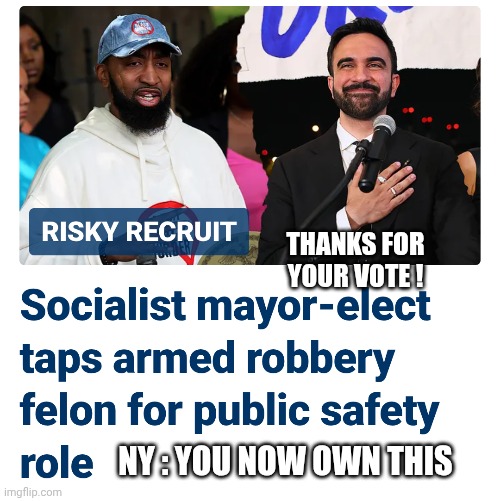 NY : YOU NOW OWN THIS THANKS FOR YOUR VOTE ! | made w/ Imgflip meme maker