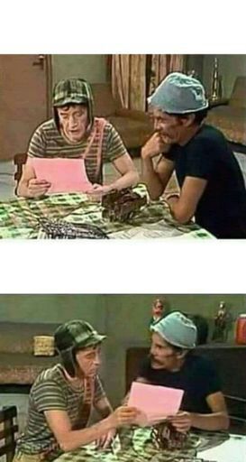 Chavo leyendo Blank Meme Template