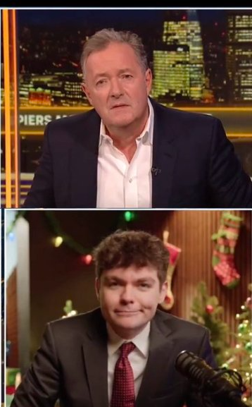 Piers Morgan Nick Fuentes Uncensored Blank Meme Template