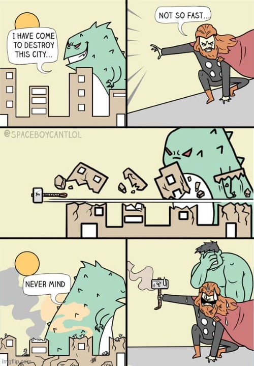 The city | image tagged in city,destroy,comics,comics/cartoons,wreck,hulk | made w/ Imgflip meme maker