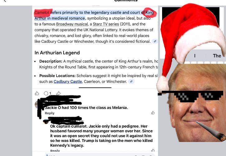 Kaptain Cumalot | image tagged in president,scumbag hollywood,class,king arthur,kings | made w/ Imgflip meme maker