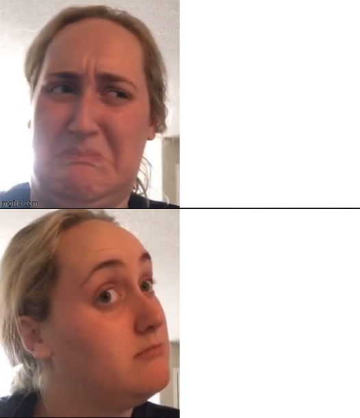 Kombucha Girl (vertical) Blank Meme Template