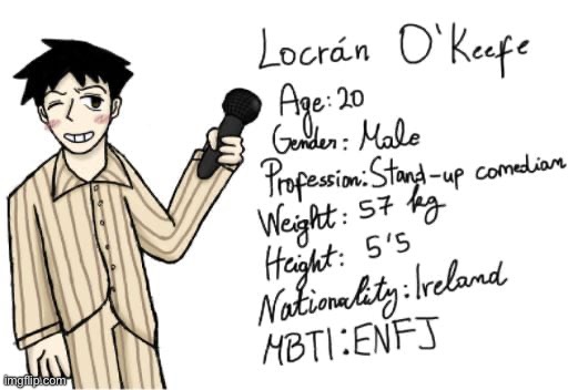 I finished him | image tagged in oc,drawing | made w/ Imgflip meme maker