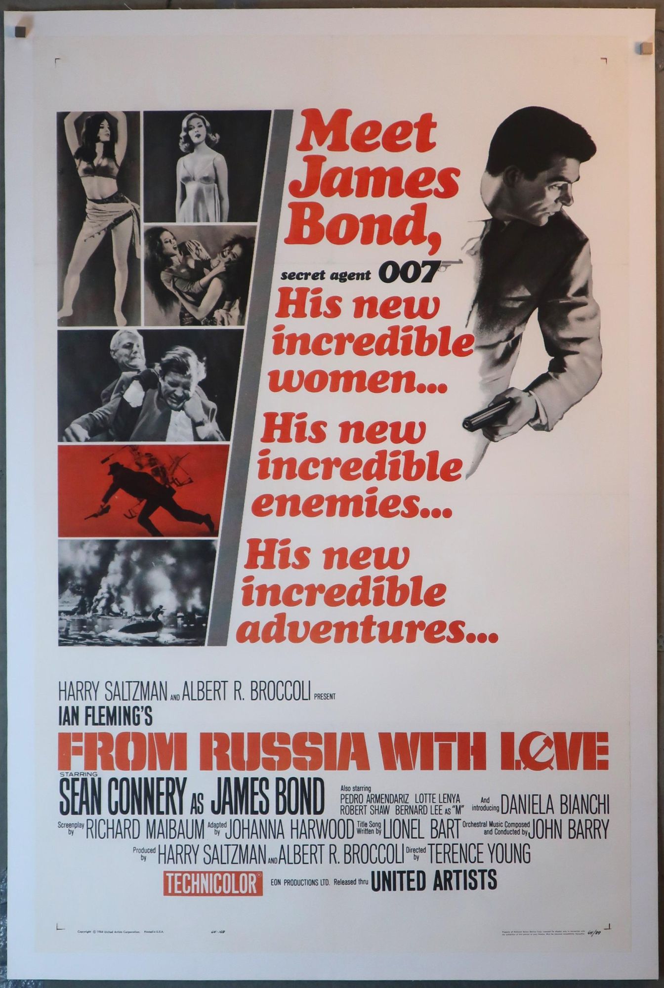 From Russia With Love (style A) - Original Movie Poster Blank Meme Template