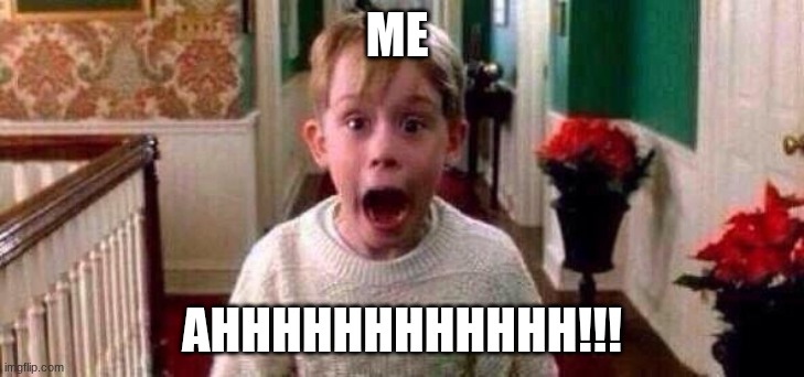 me be like | ME; AHHHHHHHHHHHH!!! | image tagged in christmas | made w/ Imgflip meme maker