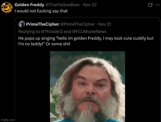 made w/ Imgflip meme maker