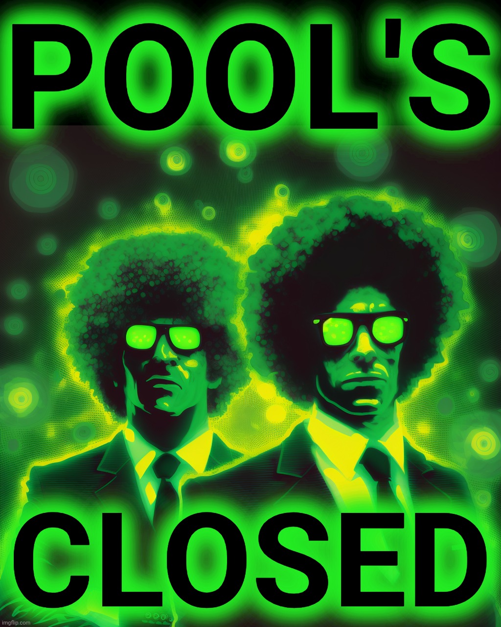 Glowies | POOL'S; CLOSED | image tagged in glowies,habbo hotel,great meme reset | made w/ Imgflip meme maker
